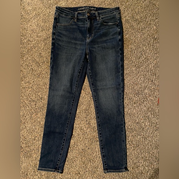 American Eagle Hi-Rise Jeggings - Size 12S - Picture 2 of 5